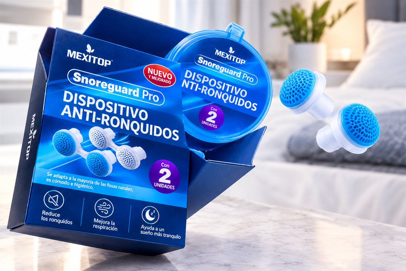 Dispositivo nasal antirronquidos Dormilux